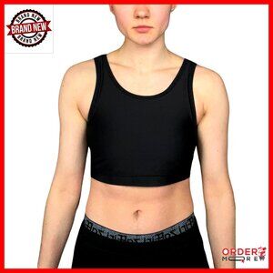 Chest Binder Corset with Mesh Tank Top Snug Stretchy Lightweight Breathable FTM